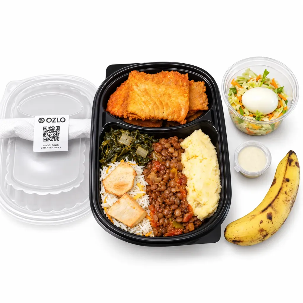 [OM-202] Fish with Rice & Lentils