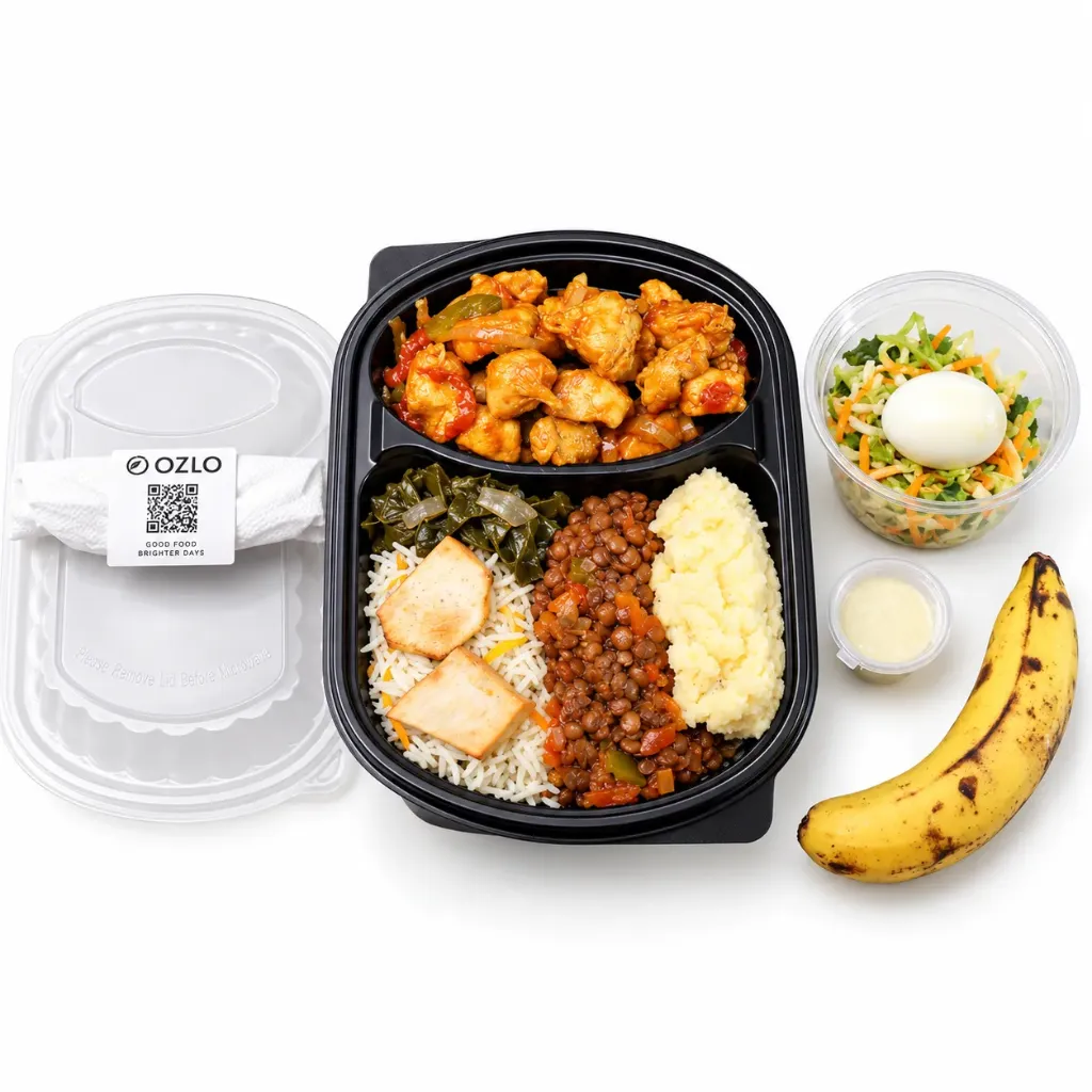 [OM-102] Chicken with Rice & Lentils